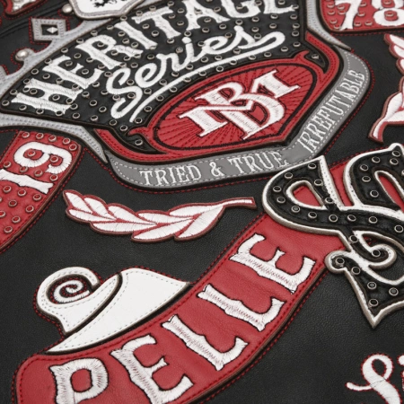 Pelle Pelle Red Soda Club Heritage Jacket |Pelle Pelle Store view 5