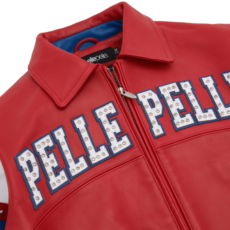 Pelle Pelle Red Vintage Arches Jacket | Pelle Pelle Store view 3