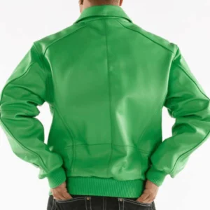 Pelle Pelle Basic Green Plush Jacket | Pelle Pelle Store view 2