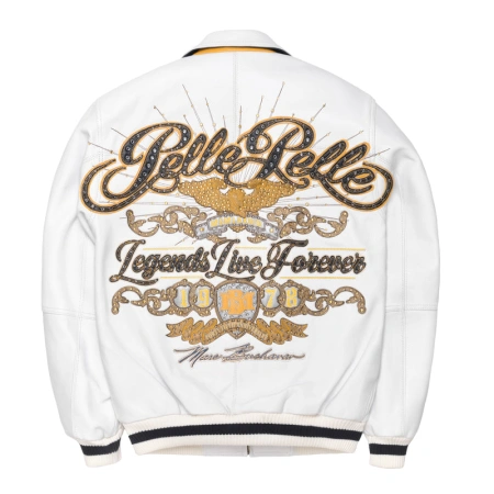 Pelle Pelle White Legends Live Forever Jacket
