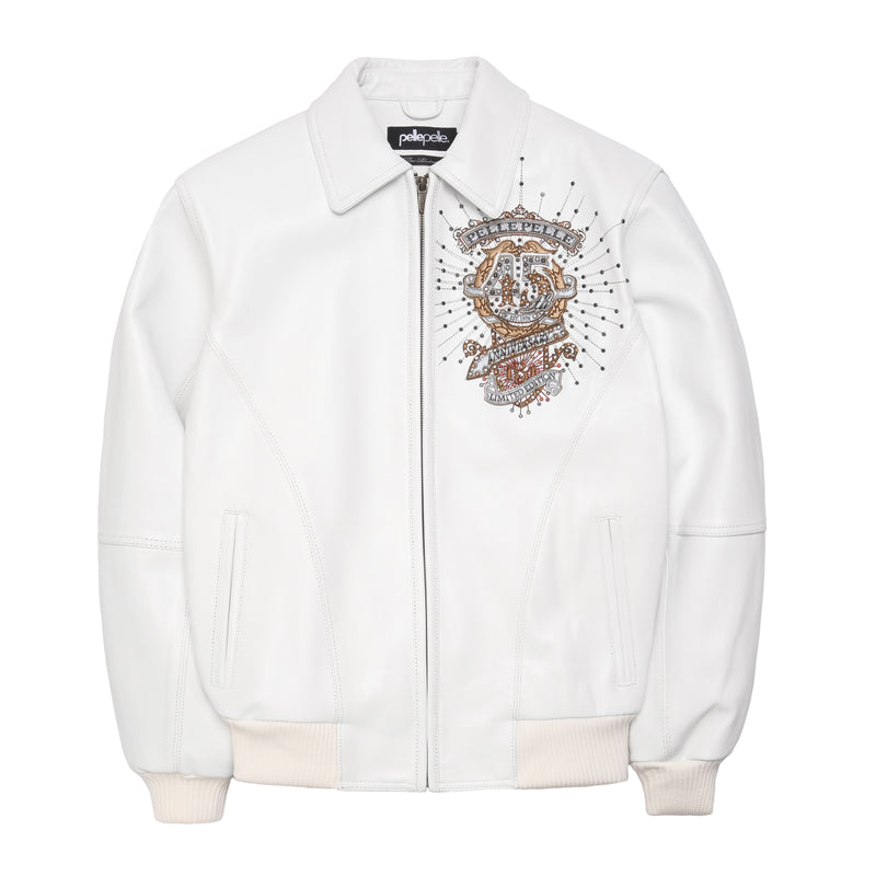 Pelle Pelle White Collectors Series Jacket | Pelle Pelle Store