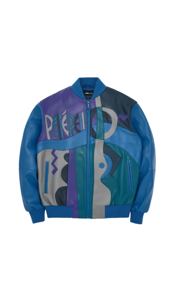 Pelle Pelle Picasso Blue Jacket | Plush Jacket