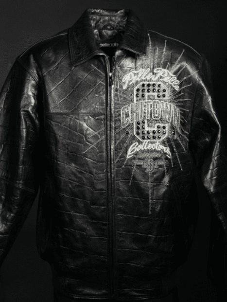 Pelle Pelle Chi Town Black Leather Jacket ``