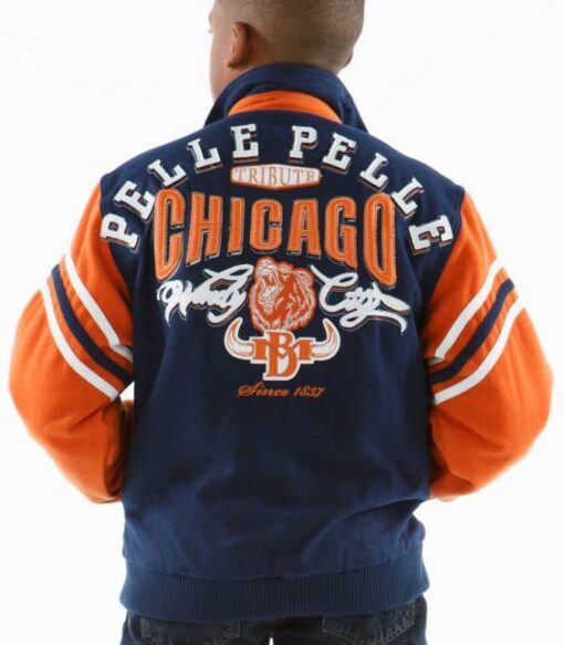 Pelle Pelle Kids Windy City Chicago Jacket  | MB Wool Jacket