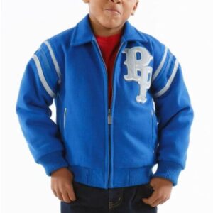 Pelle Pelle Kids Blue Detroit Jacket | MB Jacket