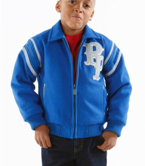 Pelle Pelle Kids Blue Detroit Jacket | MB Jacket