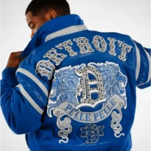 Pelle Pelle Mens Blue Detroit Jacket | MB Jacket