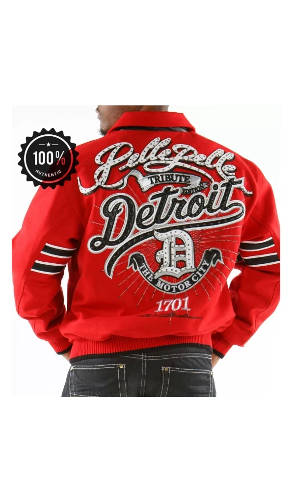 Pelle Pelle Mens Red Detroit Jacket | MB Jacket