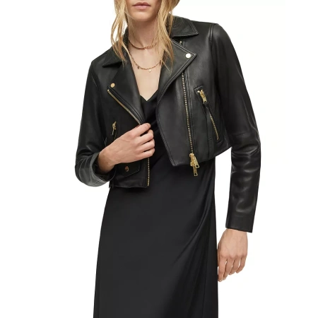 Pelle Pelle Women Cropped Leather Jacket | Pelle Pelle Store