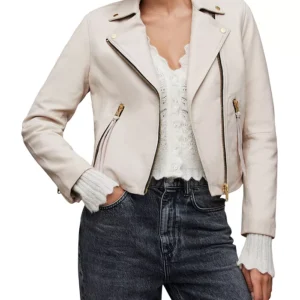 Cropped Leather Biker Jacket | Pelle Pelle Store