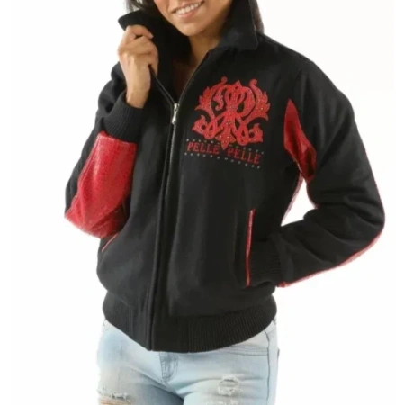 Pelle Pelle Women Leather Wool Jacket | Forever Fearless view 2