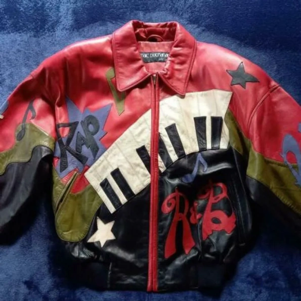 Pelle Pelle Red Rap Leather Piano Jacket | Men & Women view 1
