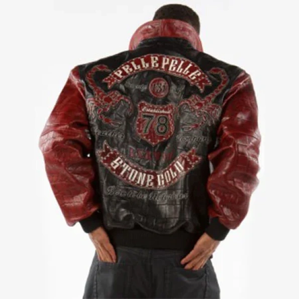 Pelle Pelle Stone Gold Croc Leather Jacket | Men Jacket view 2