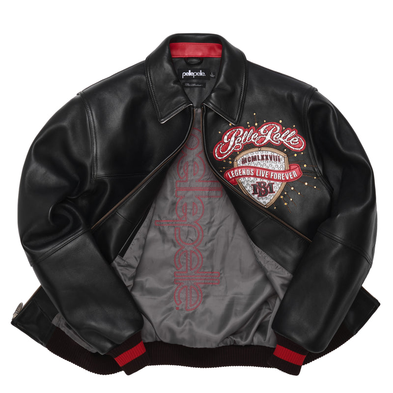 Pelle Pelle Black MB Leather Jacket | Legends Live Forever view 3