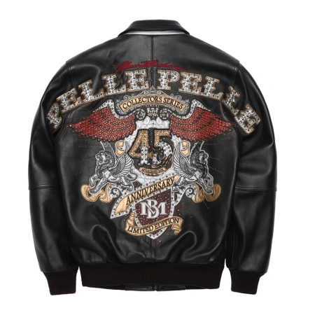 Pelle Pelle Black 45th Anniversary Jacket | Leather Jacket view 3