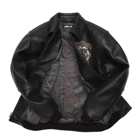 Pelle Pelle Black 45th Anniversary Jacket | Leather Jacket view 2
