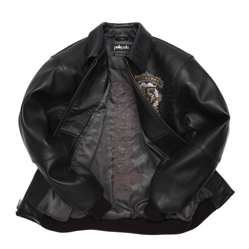 Pelle Pelle Black 45th Anniversary Jacket | Leather Jacket view 2