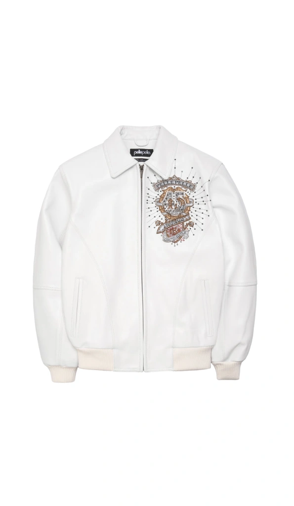 Pelle Pelle White 45th Anniversary MB Jacket