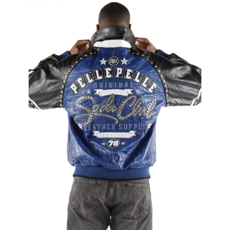 Pelle Pelle Soda Club Leather Studded Jacket view 2