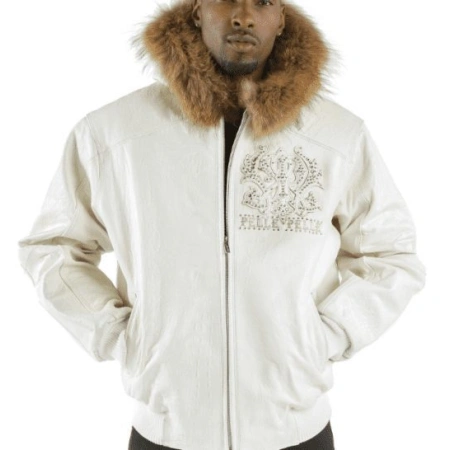 Pelle Pelle White Forever Fearless Jacket | Leather Jacket view 2