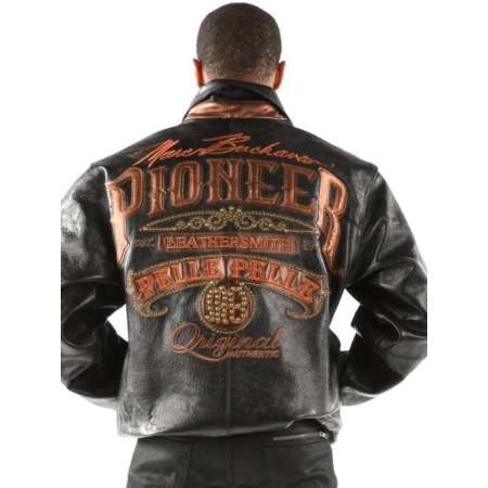 Pelle Pelle Black Leathersmith Men Jacket | Pioneer Jacket