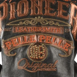 Pelle Pelle Black Leathersmith Men Jacket | Pioneer Jacket view 3