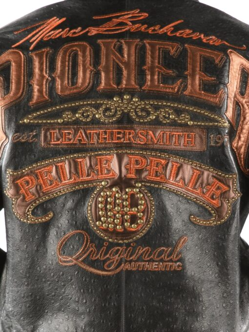 Pelle Pelle Black Leathersmith Men Jacket | Pioneer Jacket view 3