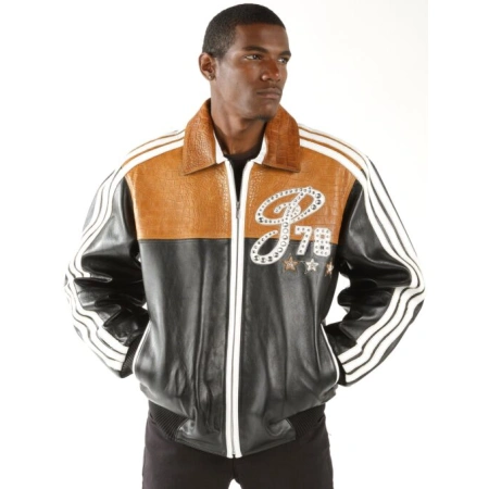 Pelle Pelle Legacy Black And Brown Jacket | Leather Jacket view 2