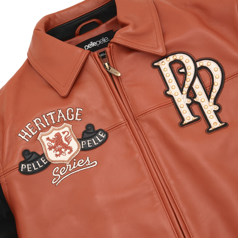 Pelle Pelle Brown Heritage Series MB Jacket | Leather Jacket view 5