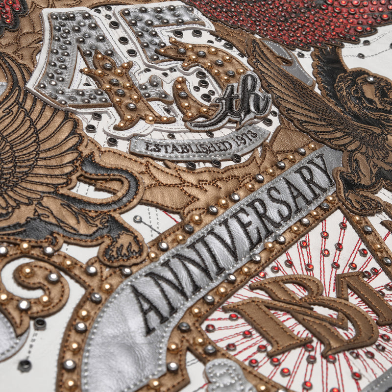 Pelle Pelle White 45th Anniversary MB Jacket view 5