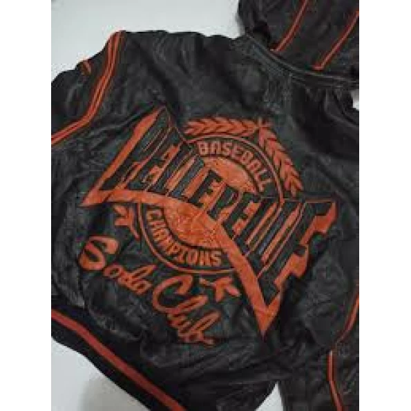 Pelle Pelle Baseball Champion Hooded Jacket view 3