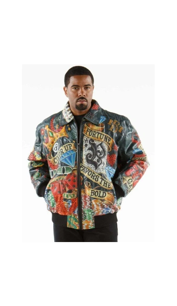 Pelle Pelle Men Funky Design Leather Jacket | MB Jacket