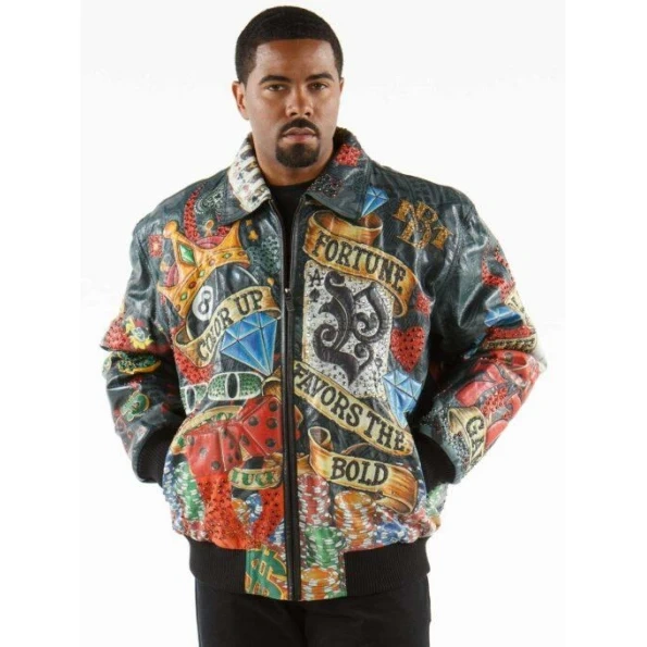 Pelle Pelle Men Funky Design Leather Jacket | MB Jacket view 1