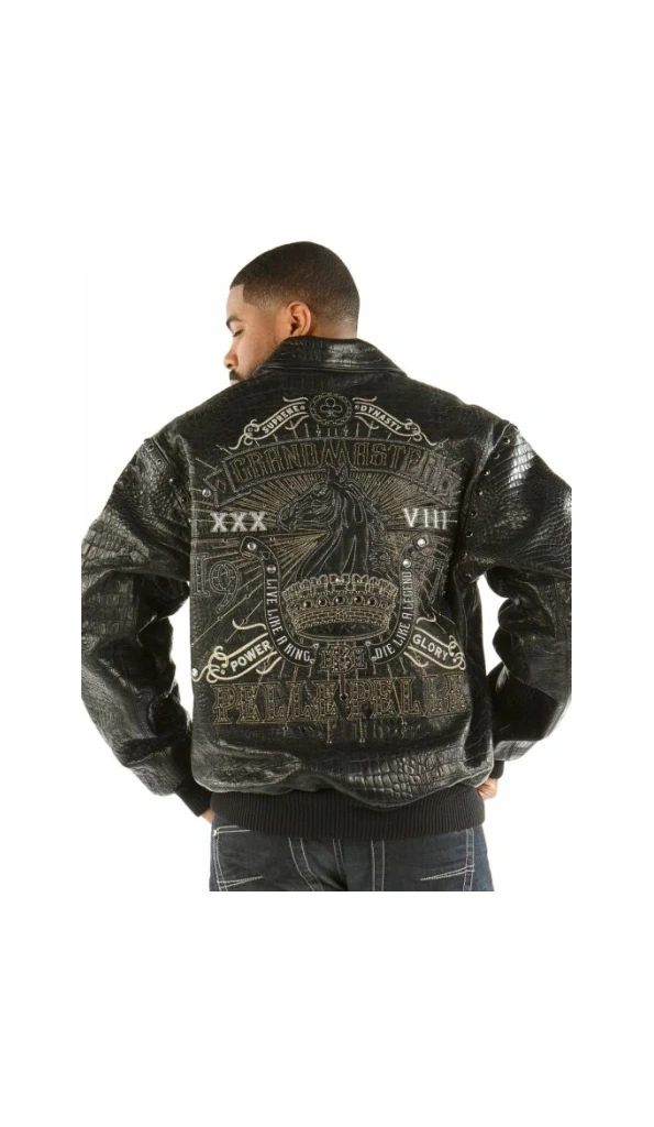 Pelle Pelle Black Grandmaster Leather Jacket | Men Jacket