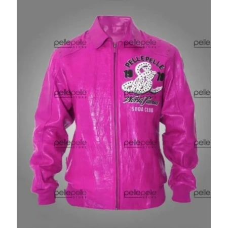 Pelle Pelle Men Soda Club Pink MB Jacket | Leather Jacket