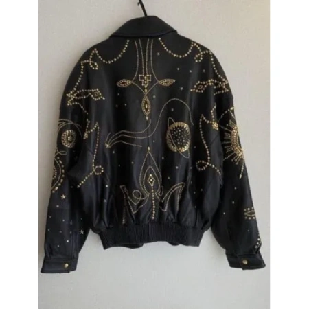 Pelle Pelle MB Studs Blouson Leather Jacket | Black Jacket view 2