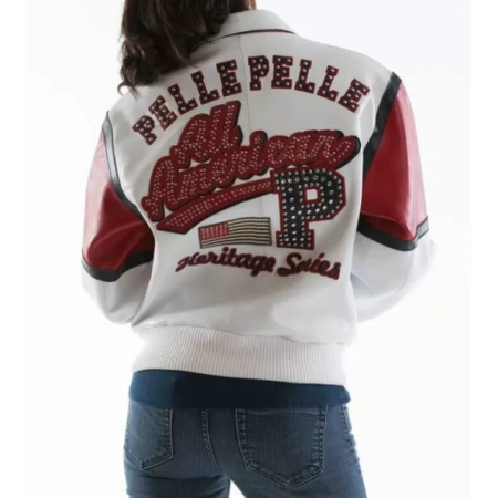 Pelle Pelle Heritage Series Women Jacket | Wool & Leather view 2