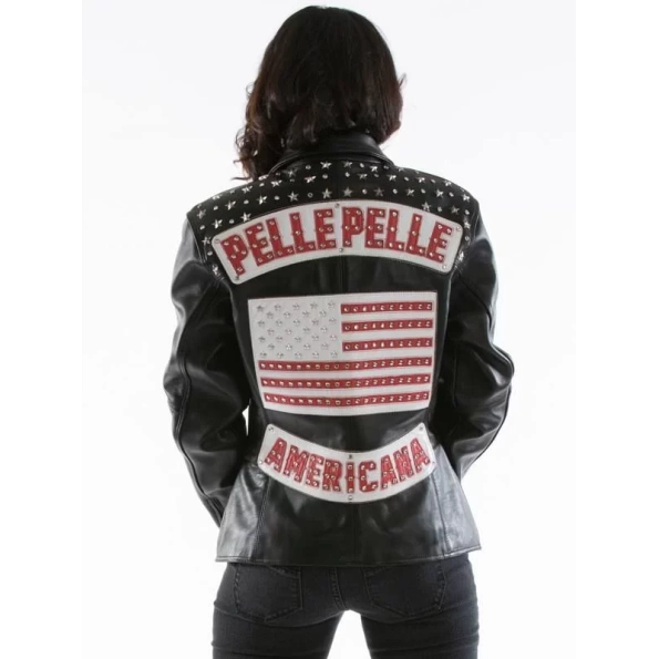 Pelle Pelle Women Americana Black Jacket | Leather Jacket