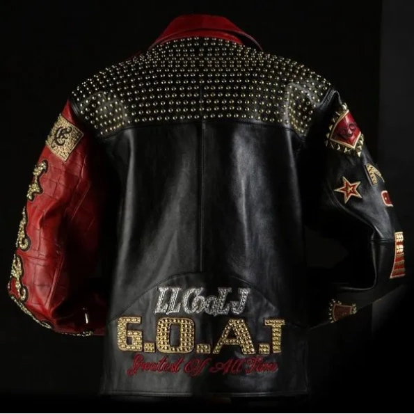 Pelle Pelle LL Cool J Studded Leather Jacket | Men & Women view 1