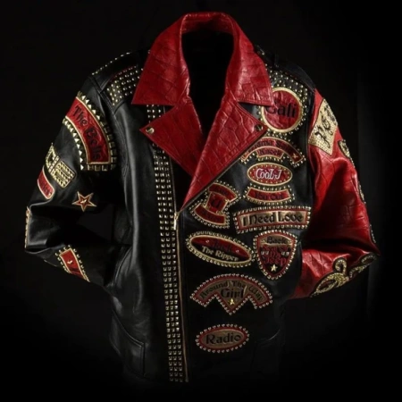 Pelle Pelle LL Cool J Studded Leather Jacket | Men & Women view 2