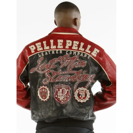 Pelle Pelle Red Black MB Leather Jacket | Men Jacket view 2