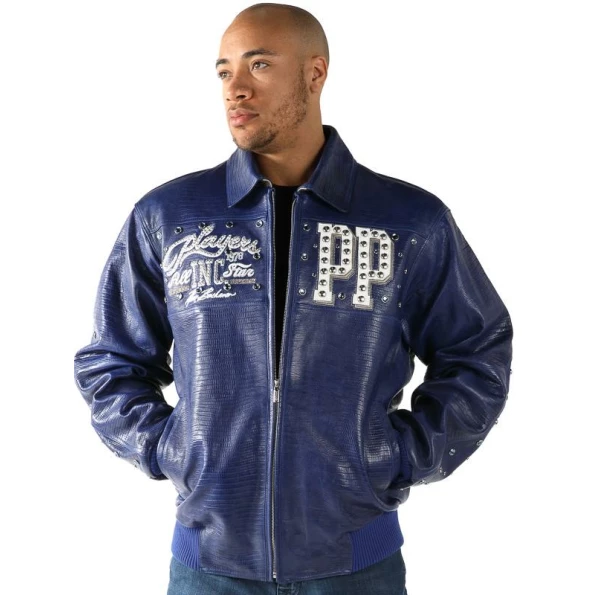 Pelle Pelle Men Blue MB Leather Jacket | All Inc. Star