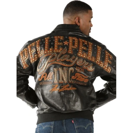 Pelle Pelle Men Black MB Leather Jacket | All Inc. Star view 2