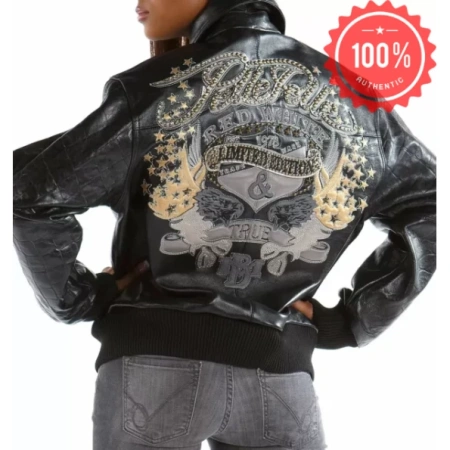 Pelle Pelle Black Women MB Leather Jacket | Limited Edition view 2