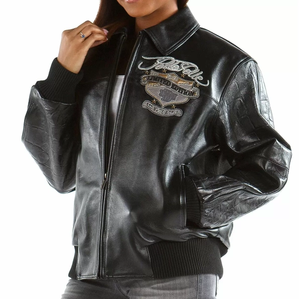Pelle Pelle Black Women MB Leather Jacket | Limited Edition