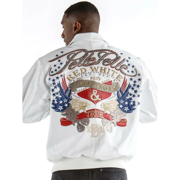 Pelle Pelle White Men MB Leather Jacket | Limited Edition view 2