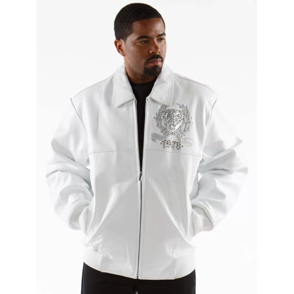Pelle Pelle Men Supreme MB White Jacket | Leather Jacket