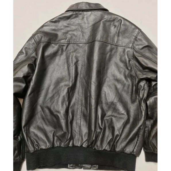 Pelle Pelle Black Shiny Leather Jacket | Men & Women view 2