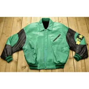 Pelle Pelle Green MB Star Soda Club Jacket | Leather Jacket