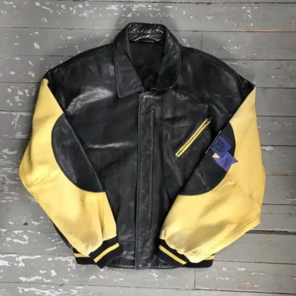 Pelle Pelle Yellow MB Star Soda Club Jacket | Leather Jacket